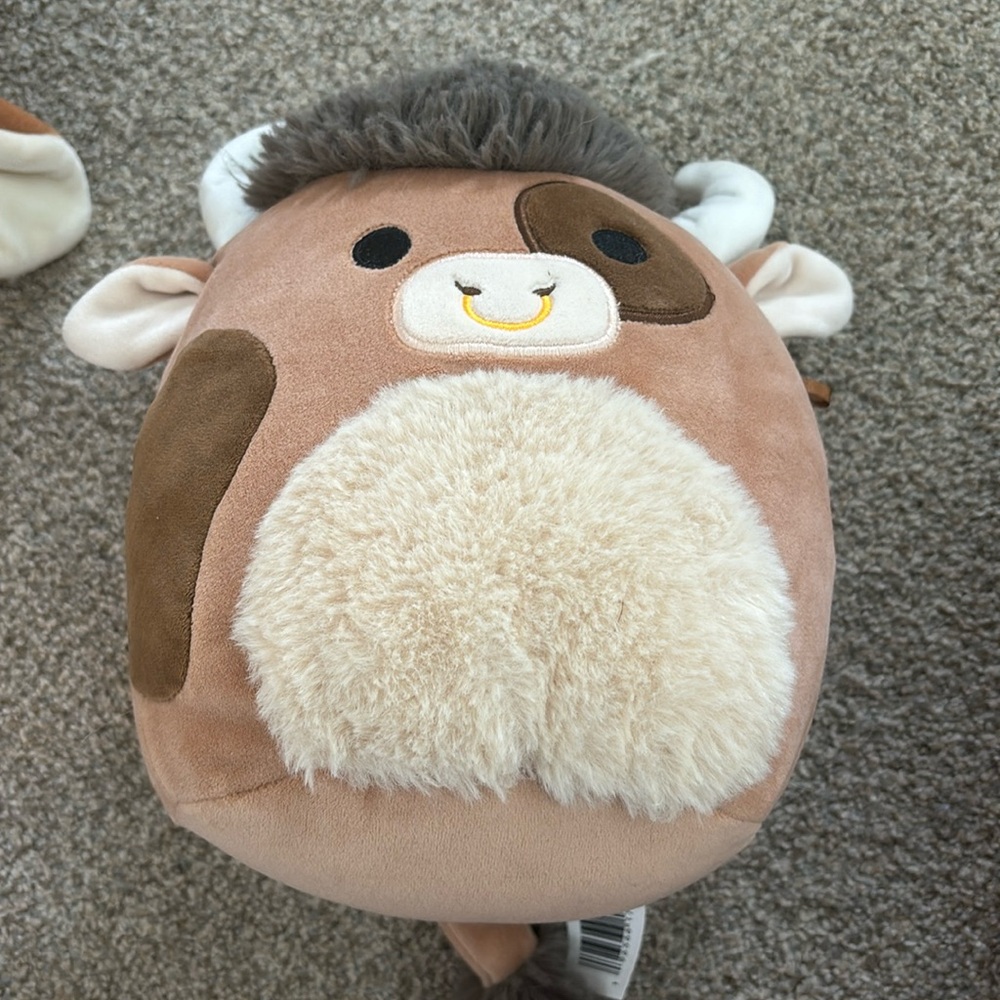 6” squishmallow bull